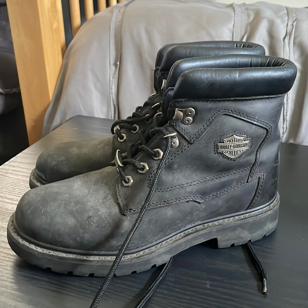 Harry Davidson boots steel toe 9.5
